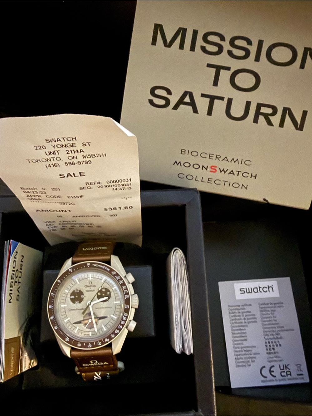 OMEGA MISSION TO SATURN MOONWATCH